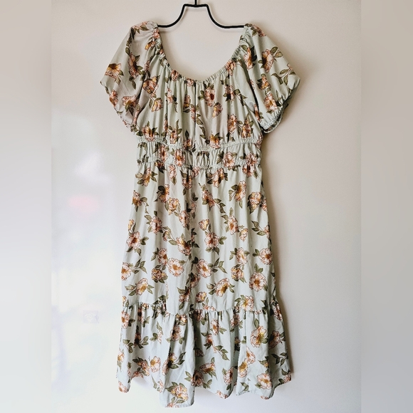 Time to Bloom Maxi Length Sundress Cottagecore 1X - Picture 6 of 7